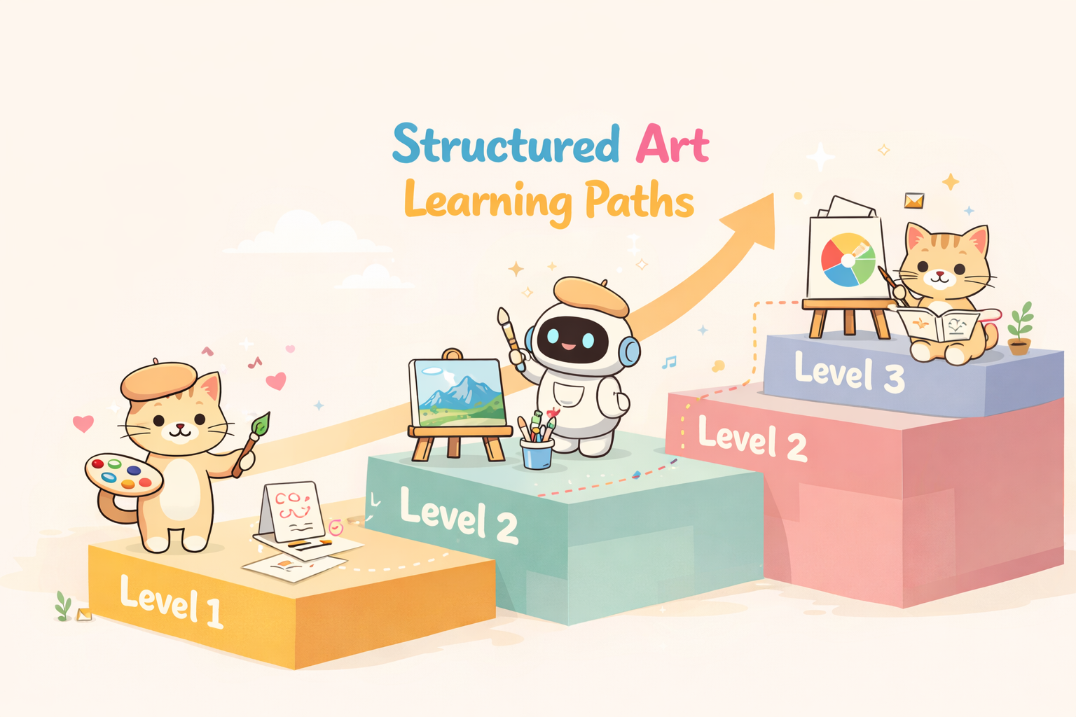 Structured Art Learning Paths